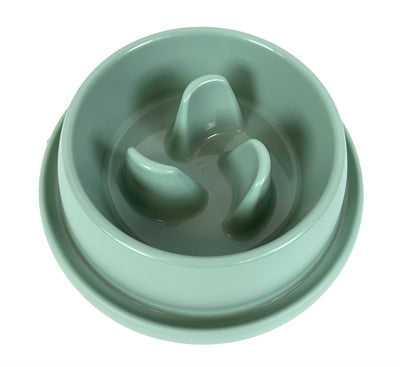 HAPPY PET MAD ABOUT PETS VOERBAK ADAGIO SLOW FEEDER SALIE GROEN 31.5X31.5X9 CM 2 LTR