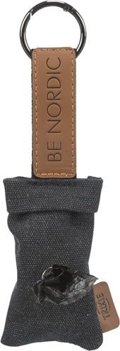 TRIXIE BE NORDIC HONDENPOEPZAKJES DISPENSER O-RING ZWART MET 20 ZAKJES