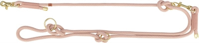 TRIXIE SOFT ROPE HONDENRIEM VERSTELBAAR ROZE / LICHT ROZE 200X1 CM