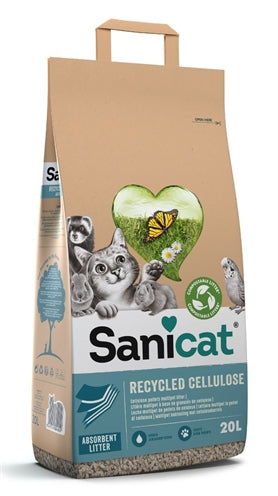 SANICAT RECYCLED CELLULOSE PELLETS 20 LTR