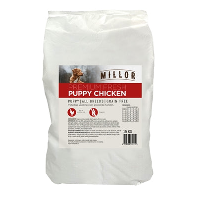 MILLOR PREMIUM EXTRUDED FRESH PUPPY CHICKEN GRAIN FREE 15 KG