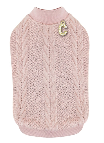 CROCI HONDENTRUI KABELTRUI GEBREID ROZE 25 CM