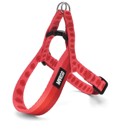 MORSO MINI HONDENTUIG VERSTELBAAR GERECYCLED LIPSTICK ROZE 24-32X1.5 CM