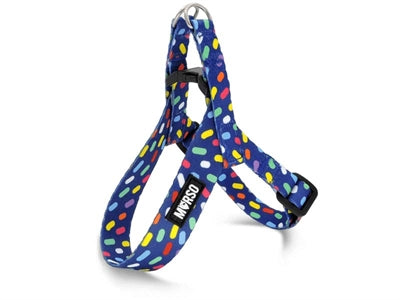 MORSO MINI HONDENTUIG VERSTELBAAR GERECYCLED COLOR INVADERS PAARS 24-32X1.5 CM