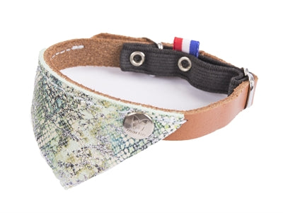 MARTIN HALSBAND KAT MALIBU GROEN / BRUIN 30X1 CM