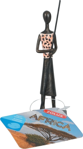 ZOLUX ORNAMENT AFRIKA KRIJGER 14X4X2.5 CM