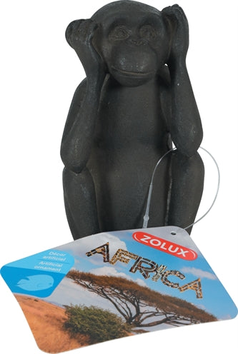 ZOLUX ORNAMENT AFRIKA AAP HOREN 10.5X5X6 CM