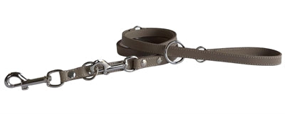 SAZZZ HONDENRIEM FEARLESS VINTAGE VERSTELBAAR LEER BRUIN 113/156/181X1.5 CM