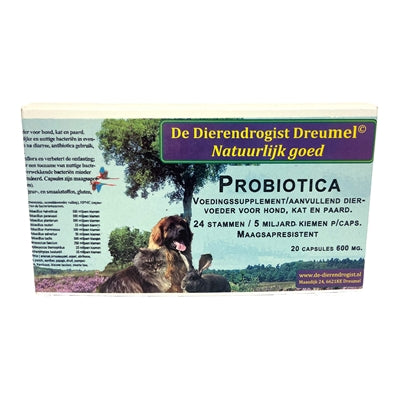 DIERENDROGIST PROBIOTICA CAPSULES 20 ST