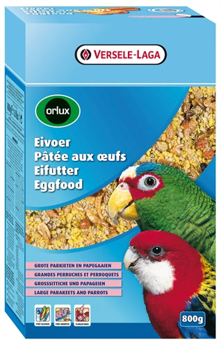 ORLUX EIVOER DROOG GROTE PARKIET / PAPEGAAI 800 GR