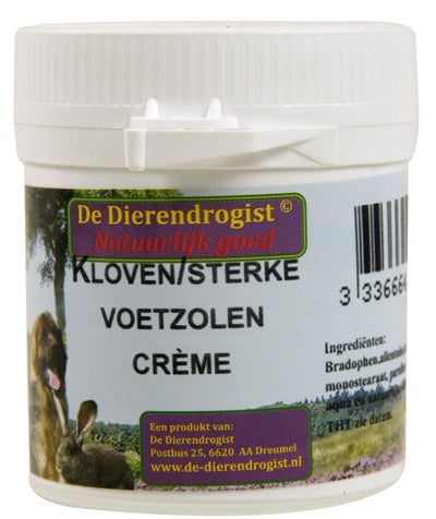 DIERENDROGIST KLOVEN / STERKE VOETZOLEN CREME 50 GR