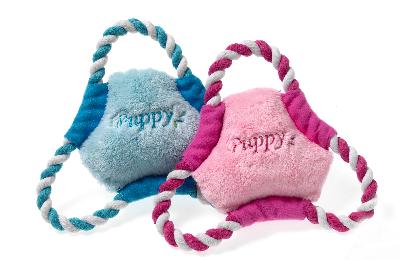 KARLIE PUPPY FRISBEE ROZE OF LICHTBLAUW 17 CM