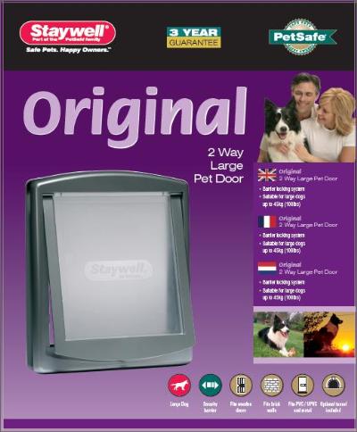 PETSAFE HONDENLUIK LARGE ZILVER / TRANPARANT 777