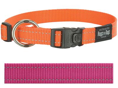 ROGZ FOR DOGS FANBELT HALSBAND ROZE 20 MMX34-56 CM