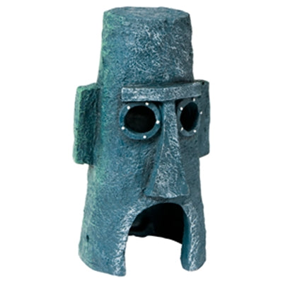 ORNAMENT SPONGEBOB MOAI-HUIS OCTO GRIJS 9X8X16 CM