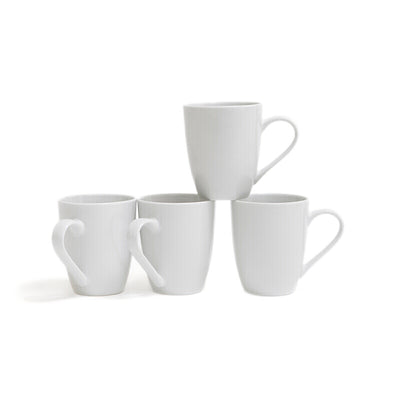 Porcelain Mug 4-piece White