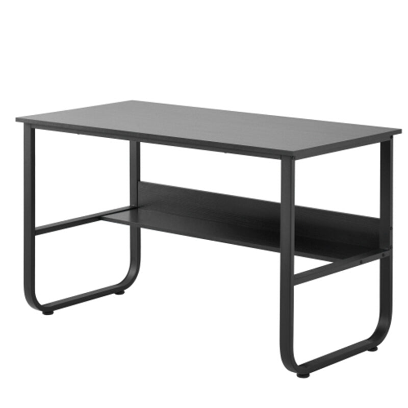 Table with Shelf 120x60x73cm (LxWxH) Black