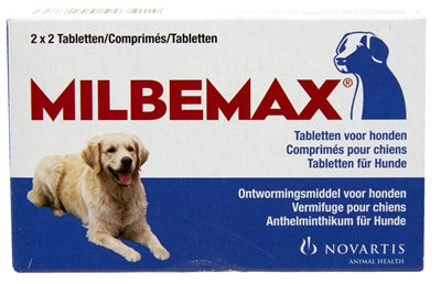 MILBEMAX TABLET ONTWORMING HOND 10-50 KG 4 TBL
