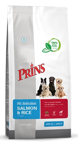 PRINS FIT SELECTION ZALM / RIJST 15 KG