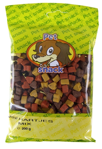 PETSNACK MINI HARTJES MIX 14X200 GR