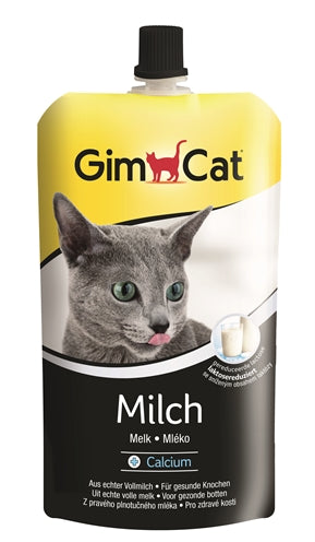 GIMCAT KATTENMELK POUCH HERSLUITBAAR 200 ML