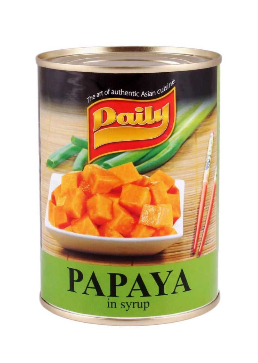 DAILY Papaya in Syrup Can Fruit