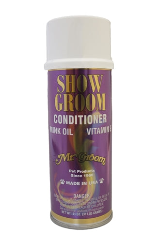 MR GROOM SHOW GROOM GLANSSPRAY MET MINK OLIE 