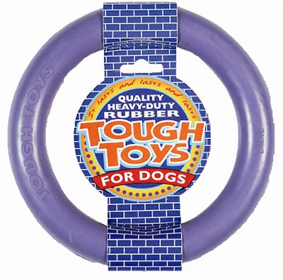 HAPPY PET TOUGH TOY RUBBER RING 15X15X2.5 CM