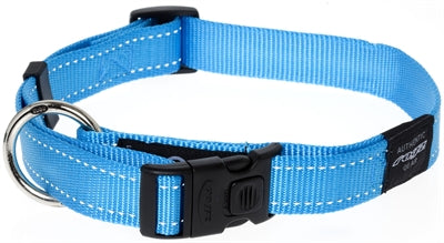 ROGZ FOR DOGS LUMBERJACK HALSBAND TURQUOISE 25 MMX43-73 CM