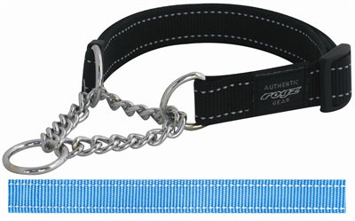 ROGZ FOR DOGS LUMBERJACK HALFSLIP HALSBAND TURQUOISE 25 MMX43-73 CM