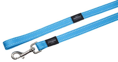 ROGZ FOR DOGS FANBELT LONG LIJN TURQUOISE 20 MMX1.8 MTR