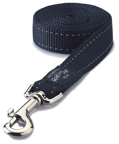 ROGZ FOR DOGS FANBELT LONG LIJN ZWART 20 MMX1.8 MTR