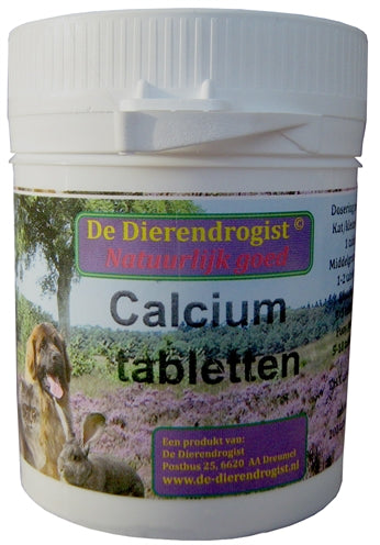 DIERENDROGIST CALCIUM TABLETTEN 100 ST