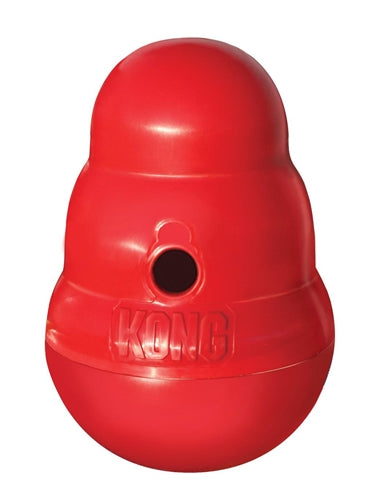 KONG SNACK DISPENSER WOBBLER ROOD LARGE 19X13X13 CM