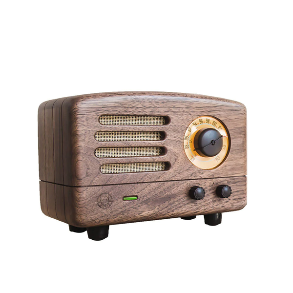 MUZEN OTR Wood and Utopia Retro Portable FM Radio Bluetooth Speaker