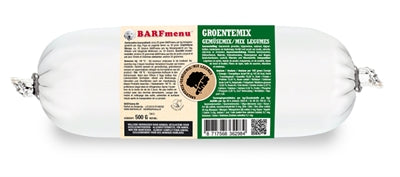 BARFMENU GROENTEMIX HONDENVOER 500 GR