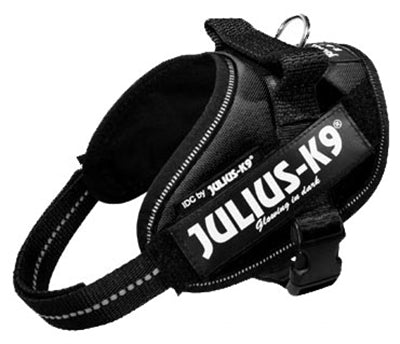 JULIUS K9 IDC POWER-HARNAS / TUIG VOOR LABELS ZWART MINI MINI/40-53 CM