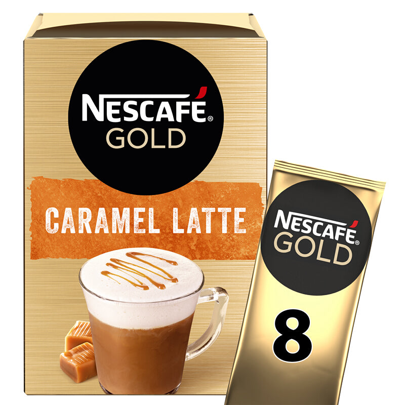 Nescafe Gold Latte Macchiato Caramel 8 sticks