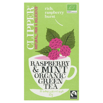 Clipper Organic Rasberry & Mint 20pcs
