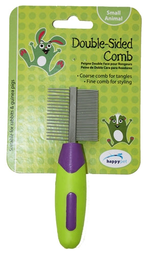 HAPPY PET KNAAGDIER DOUBLE SIDED COMB 12X4X2 CM