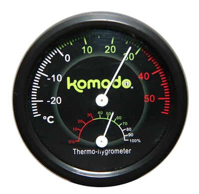 KOMODO THERMOMETER / HYGROMETER ANALOOG 8 CM