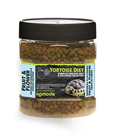 KOMODO VOER SCHILDPAD FRUIT / BLOEM 170 GR