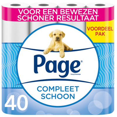 Page Compleet Schoon Toiletpapier 40 Rollen