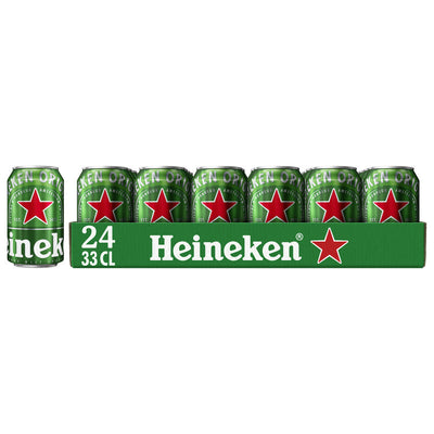 Heineken Premium Pilsener Bier Blik Tray 24x33cl