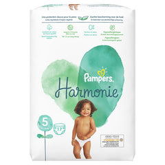 Pampers Harmonie diapers - size 5 (11-16kg) - 17pcs