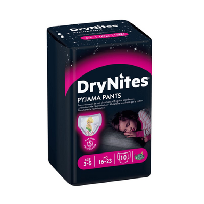 Huggies Drynites 3-5 Girl 10st