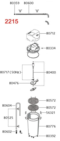 EHEIM POMPRAD VOOR 2215 