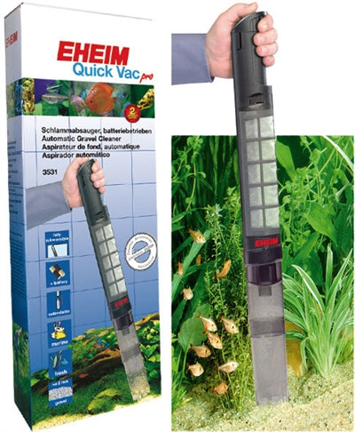 EHEIM QUICK VAC PRO VUILZUIGER OP BATTERIJEN 
