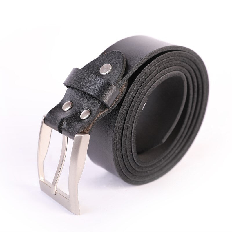 Men's Genuine Leather Belt Black
