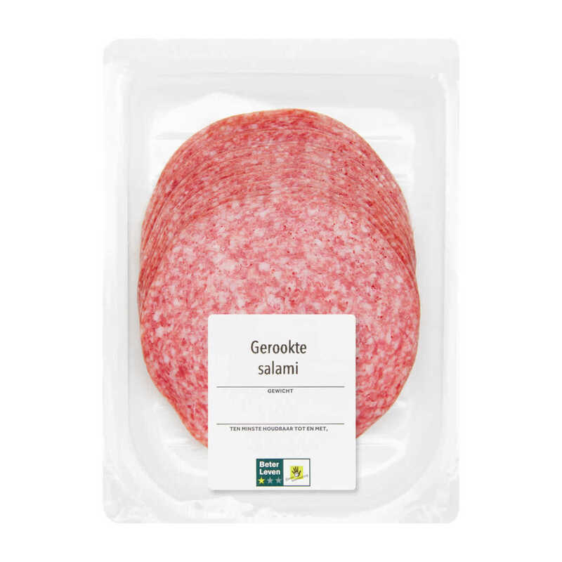 Neutraal Gerookte salami 150g